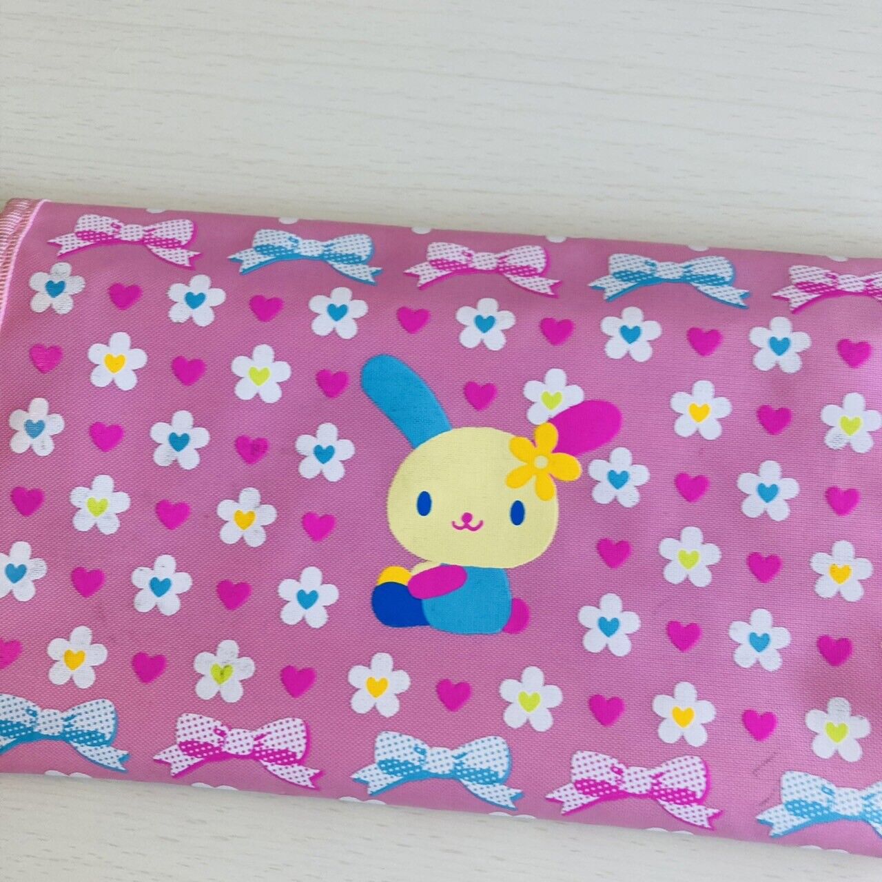 Sanrio Usahana Long Wallet Purse Pink Rabbit Flower Heart Character Kawaii Rare