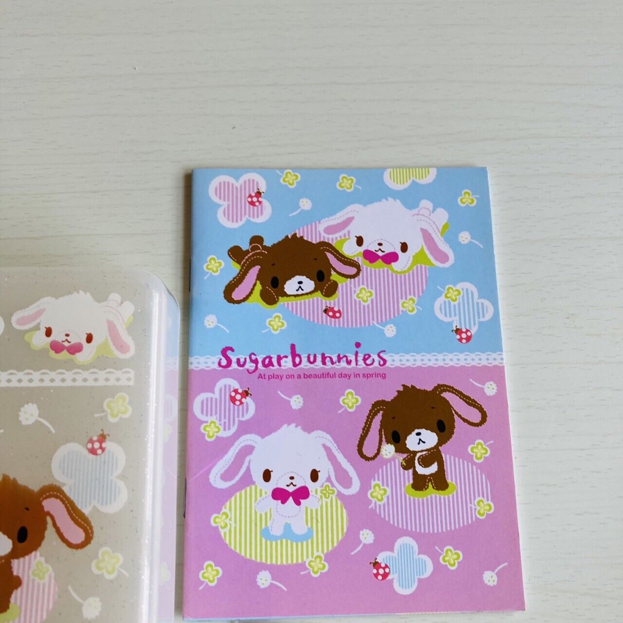 Sanrio Sugar Bunnies Memo Pad Notepad Box Case Container Set Stationery Kawaii