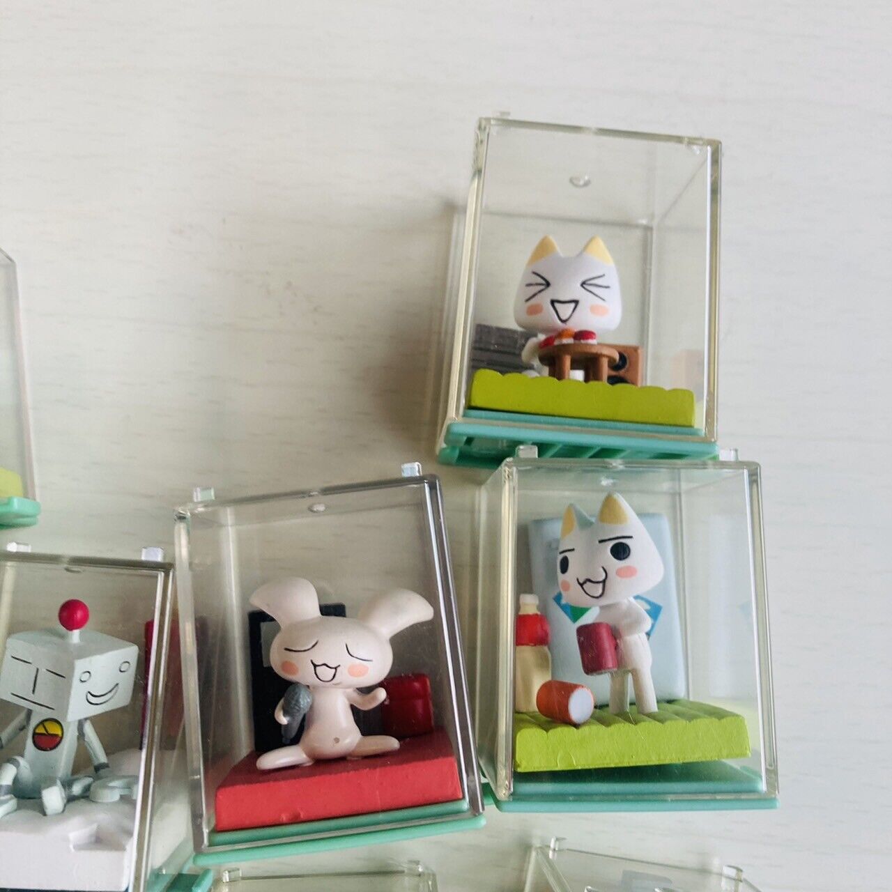 Dokodemo Issho Pocket World Figure Set 10 Toro Decoration Game Character Rare