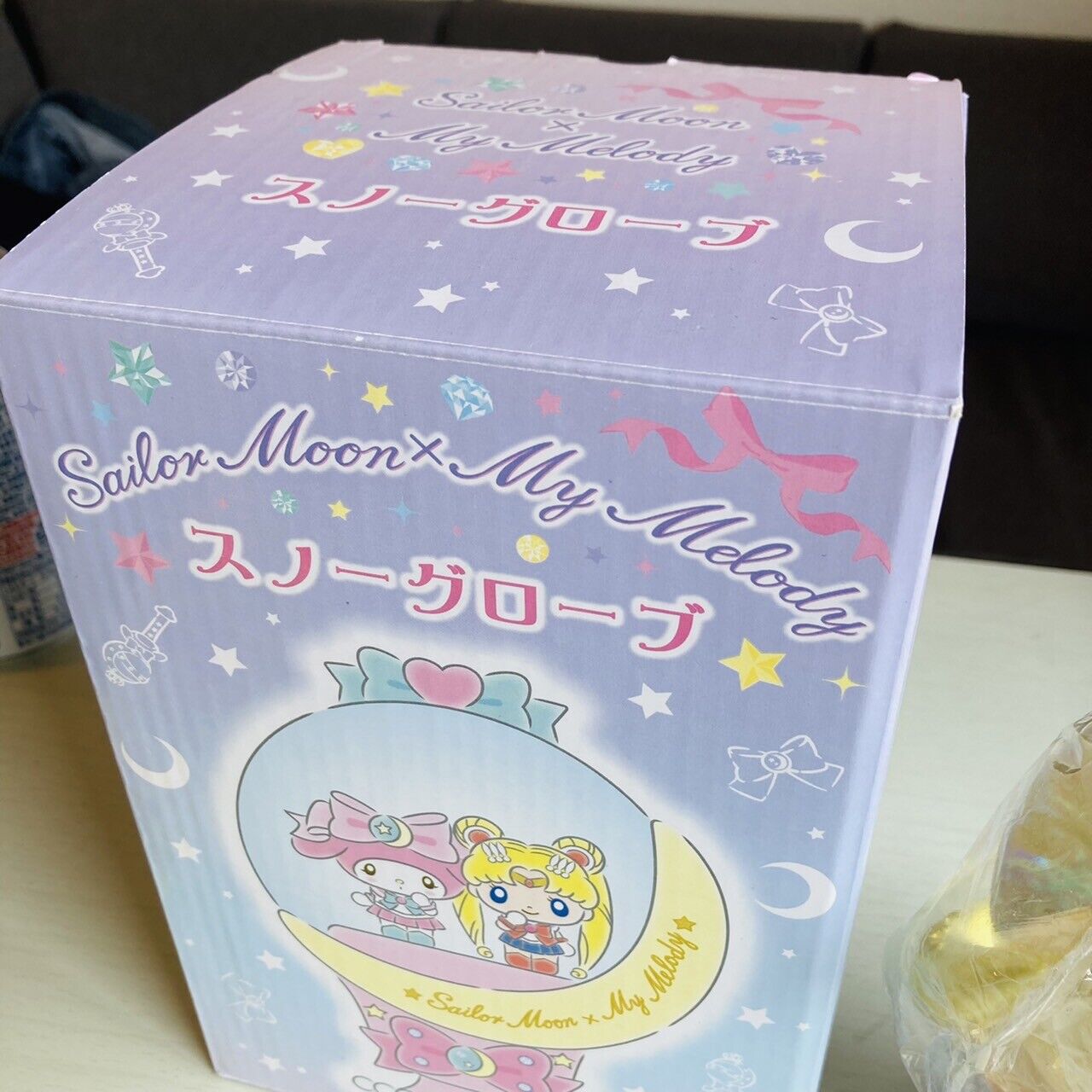 Sanrio Sailor Moon My Melody Collaboration Snow Globe Ornament Kawaii Limited