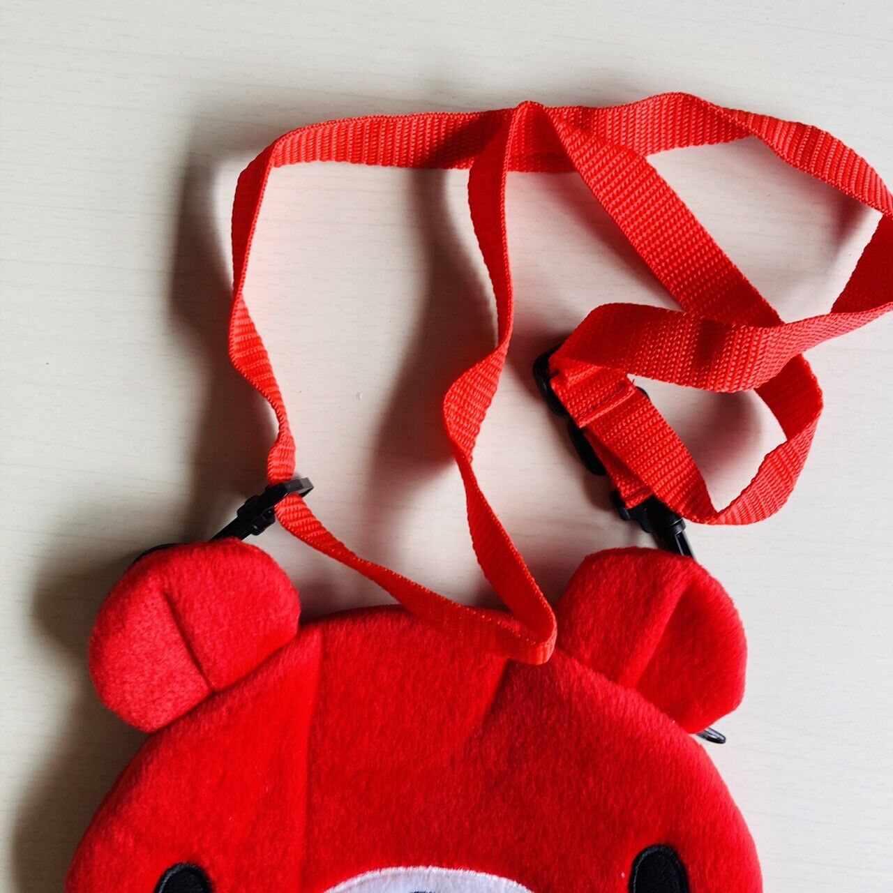 Gloomy Bear Chax GP Face Shoulder Bag Purse Pouch Plush Soft Stuffed Toy Red