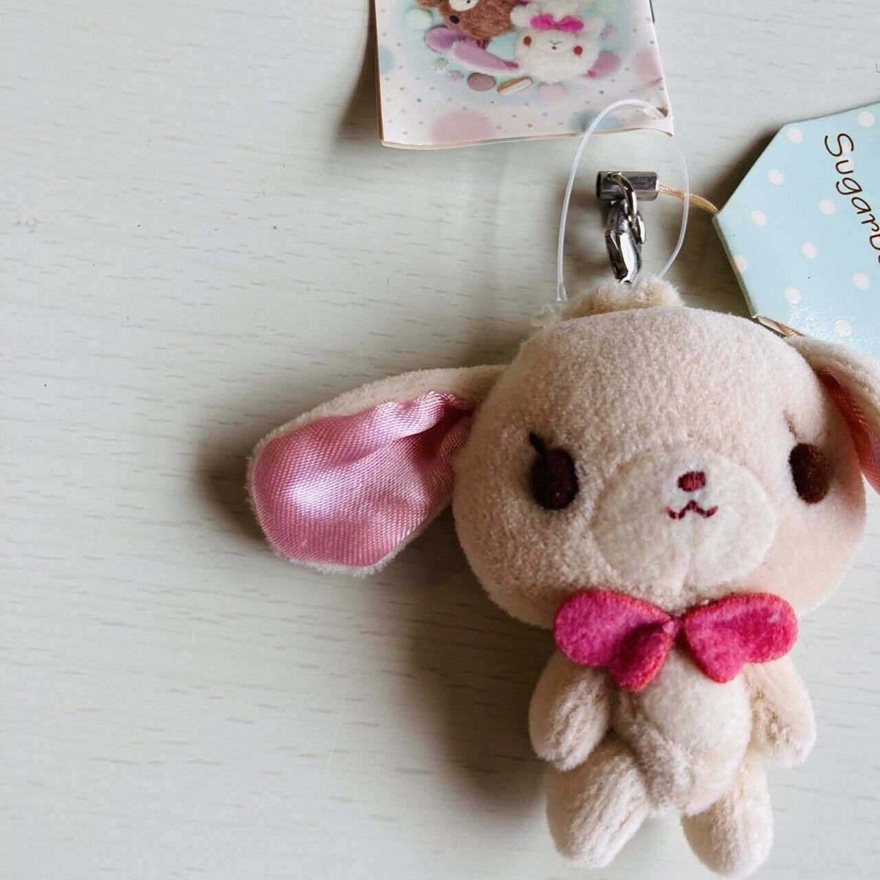 Sanrio Sugar Bunnies Small Soft Stuffed Plush Toy Strap Keyring Character Kawaii