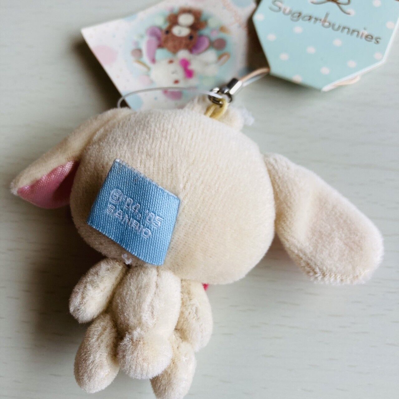 Sanrio Sugar Bunnies Small Soft Stuffed Plush Toy Strap Keyring Character Kawaii