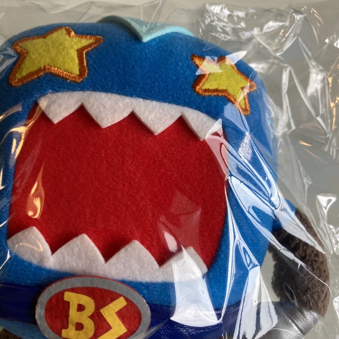 DOMO kun BS Digital Soft Stuffed Toy Plush Plushy Blue Stars NHK Character Rare