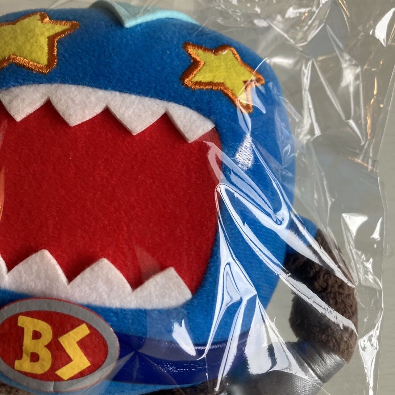 DOMO kun BS Digital Soft Stuffed Toy Plush Plushy Blue Stars NHK Character Rare