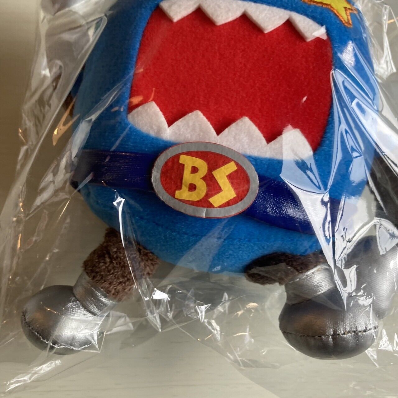 DOMO kun BS Digital Soft Stuffed Toy Plush Plushy Blue Stars NHK Character Rare