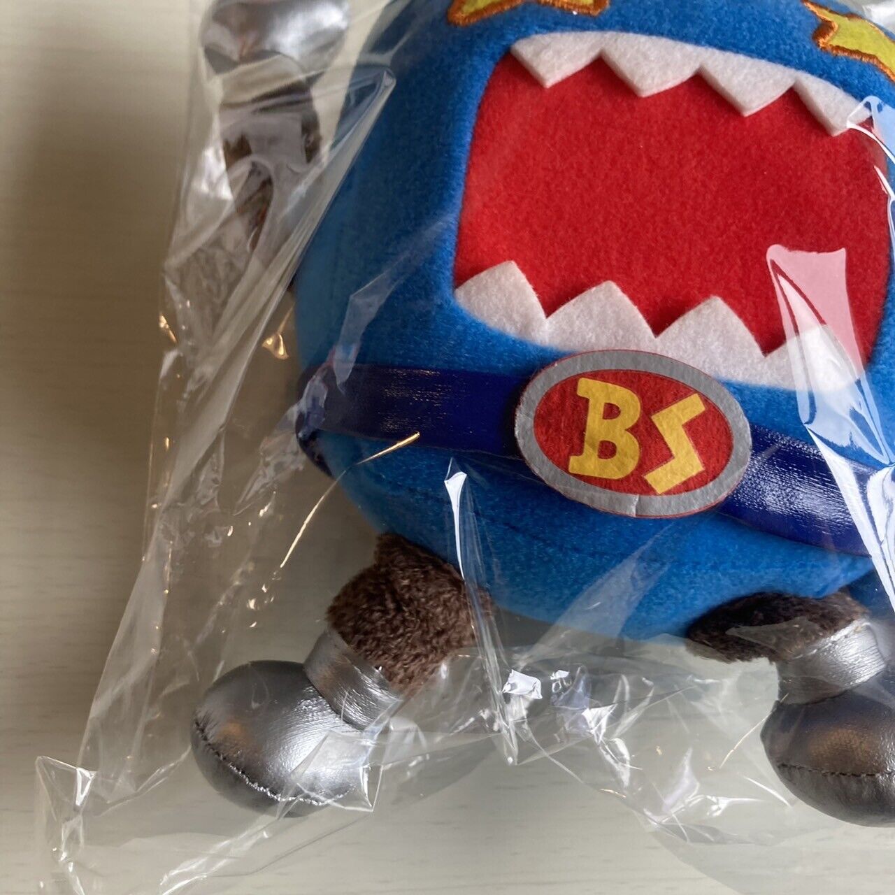 DOMO kun BS Digital Soft Stuffed Toy Plush Plushy Blue Stars NHK Character Rare