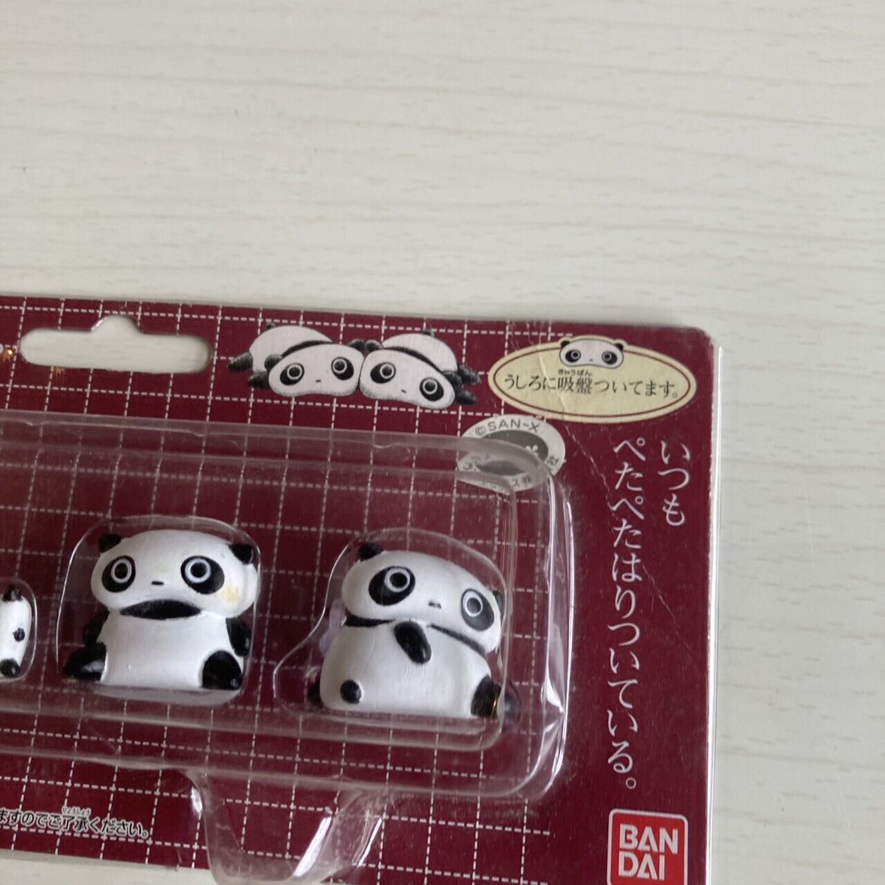 Tarepanda Suction Cup Figure 4pcs Set Pettari Tarepanda Panda Character SAN-X