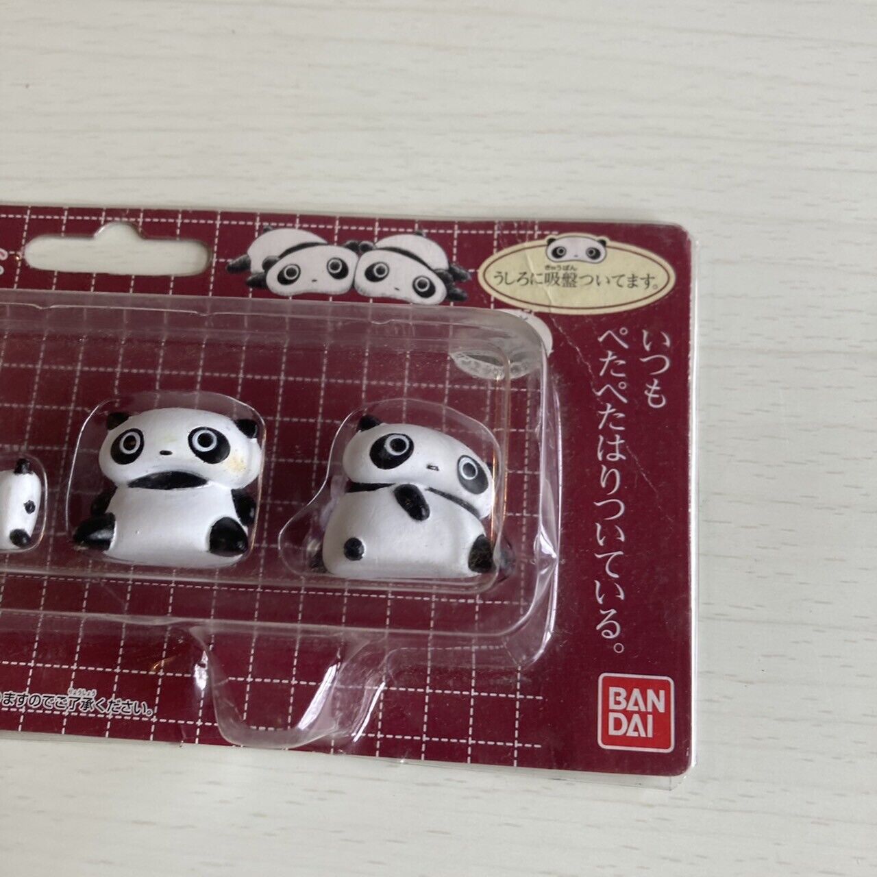 Tarepanda Suction Cup Figure 4pcs Set Pettari Tarepanda Panda Character SAN-X