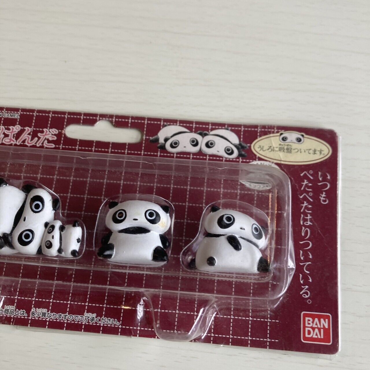 Tarepanda Suction Cup Figure 4pcs Set Pettari Tarepanda Panda Character SAN-X