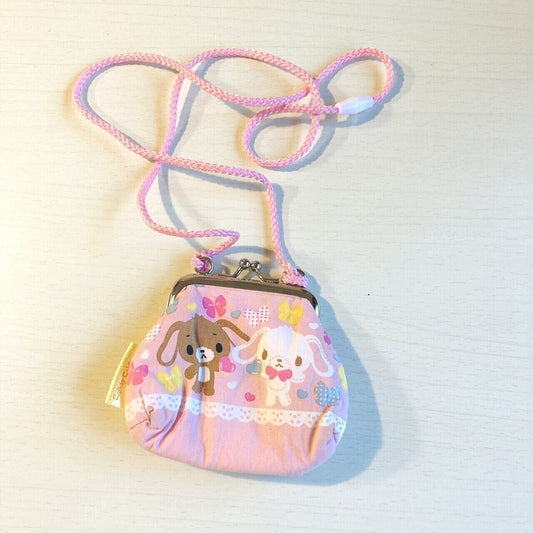 Sanrio Sugar Bunnies Purse with Clasp Wallet Coin Case Poach Holder Character