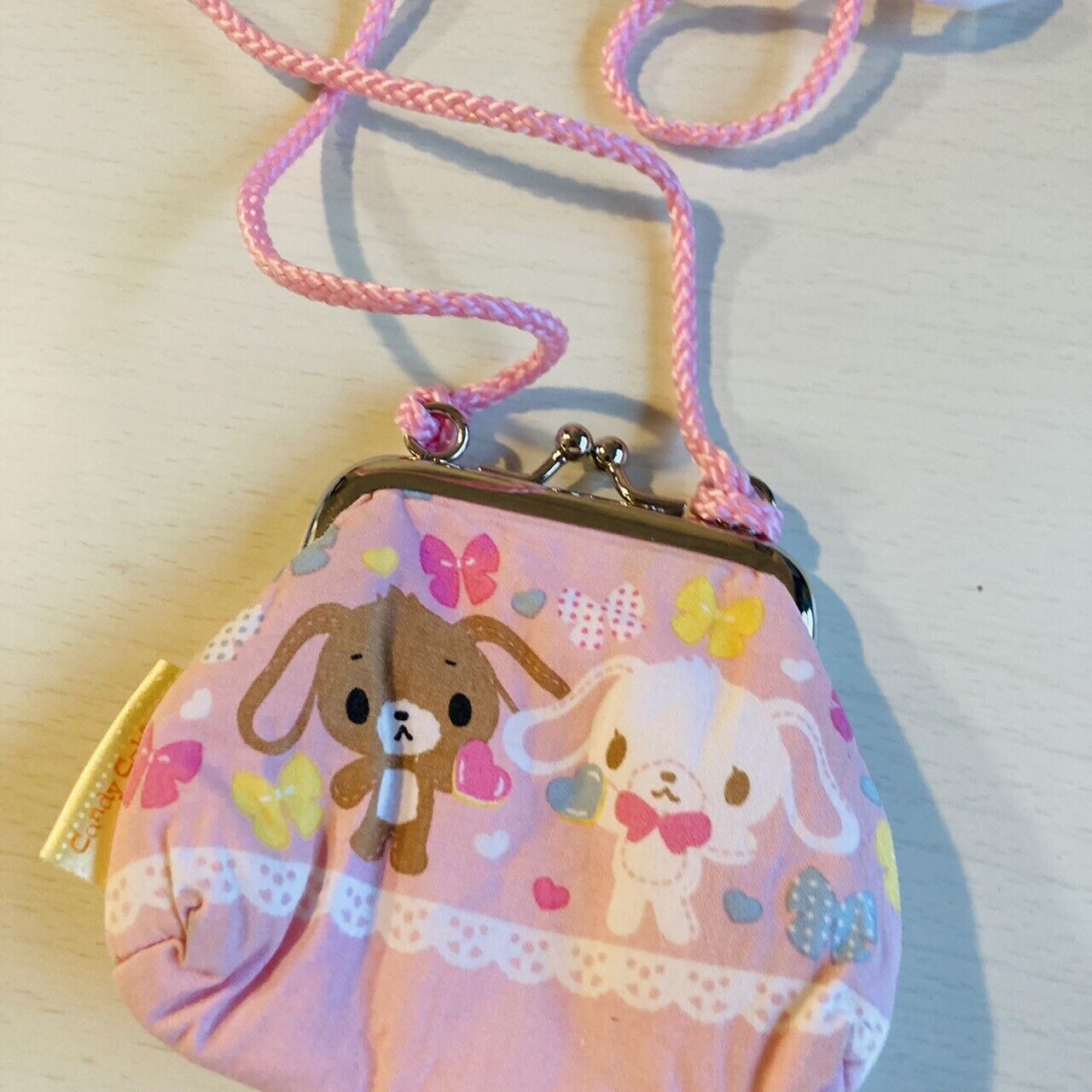 Sanrio Sugar Bunnies Purse with Clasp Wallet Coin Case Poach Holder Character