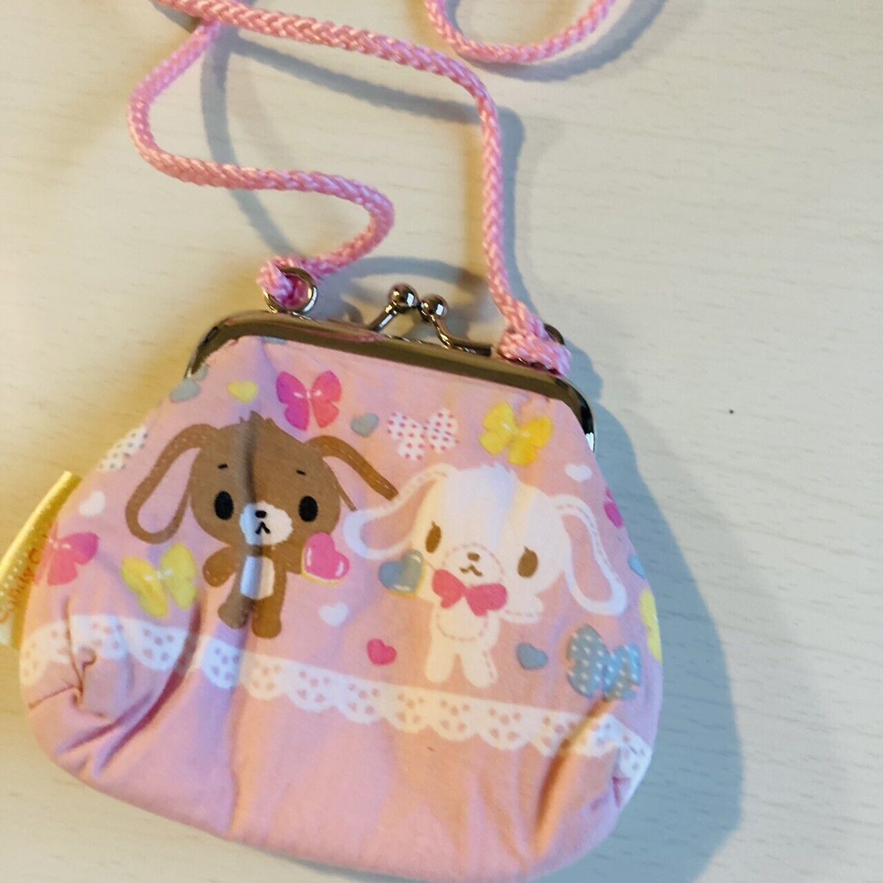 Sanrio Sugar Bunnies Purse with Clasp Wallet Coin Case Poach Holder Character