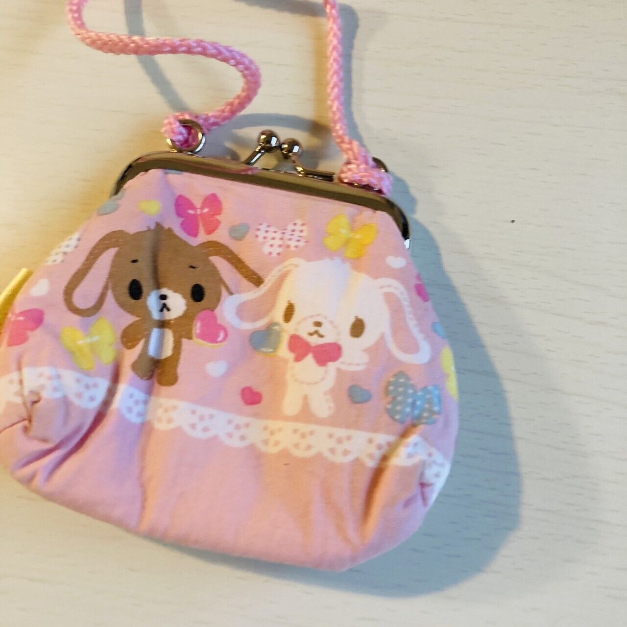 Sanrio Sugar Bunnies Purse with Clasp Wallet Coin Case Poach Holder Character