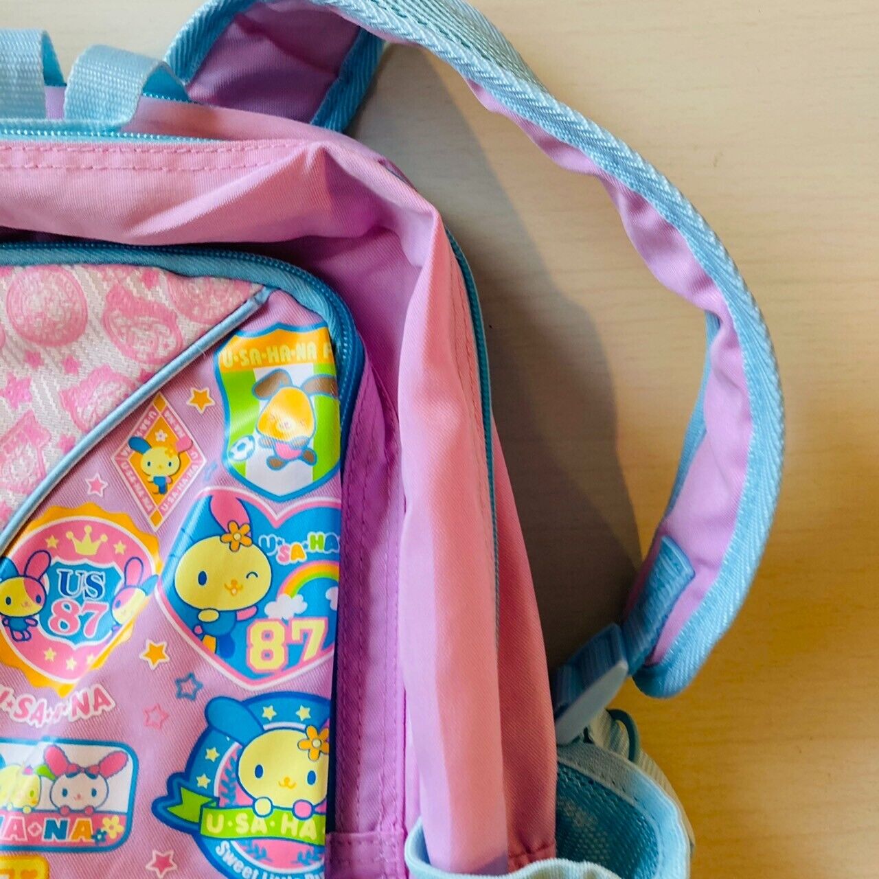 Sanrio Usahana Backpack Rucksack School Bag Kids Pink Printed Character Kawaii