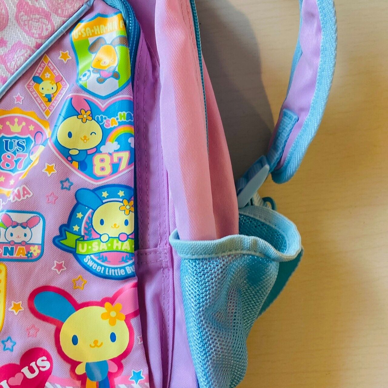 Sanrio Usahana Backpack Rucksack School Bag Kids Pink Printed Character Kawaii