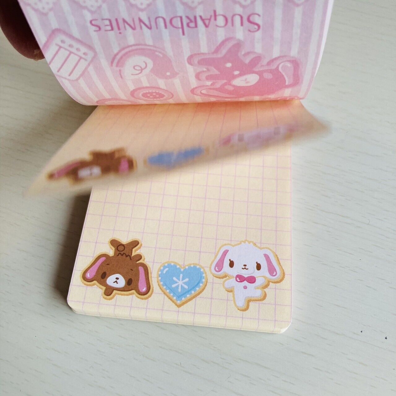 Sanrio Sugar Bunnies Memo Pad Notepad Stationery Rabbit Kawaii Character Rare