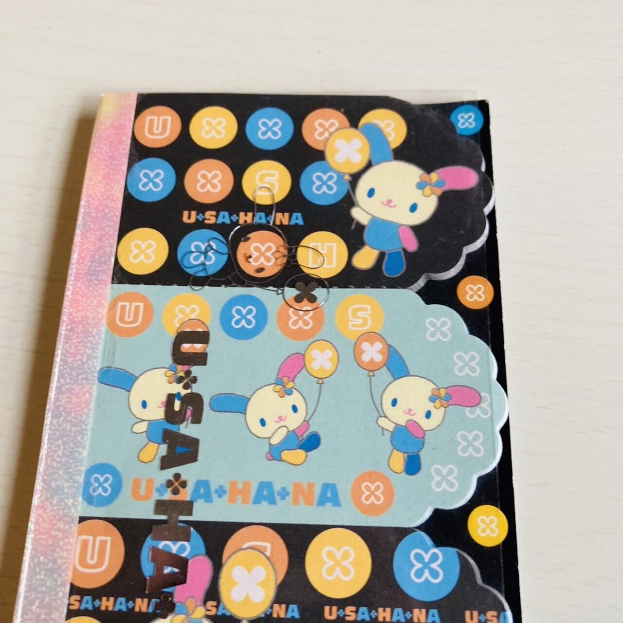 Sanrio Usahana Memo Pad Notepad Stationery Balloon Rabbit Kawaii Character Rare