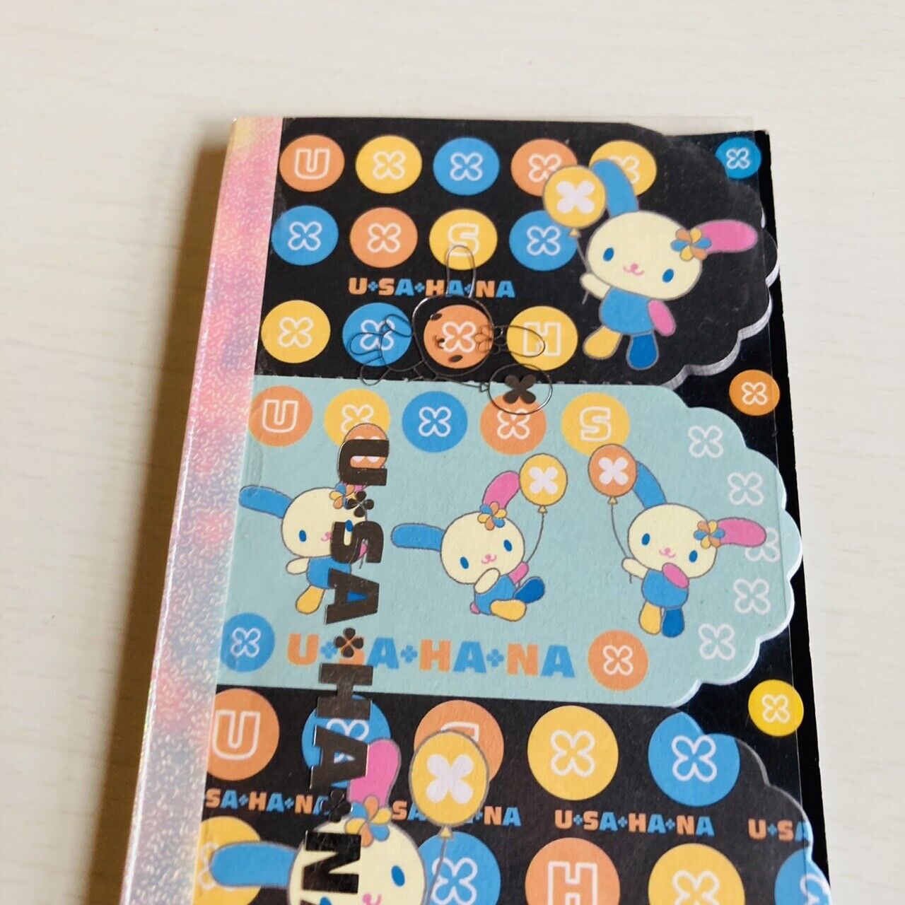 Sanrio Usahana Memo Pad Notepad Stationery Balloon Rabbit Kawaii Character Rare