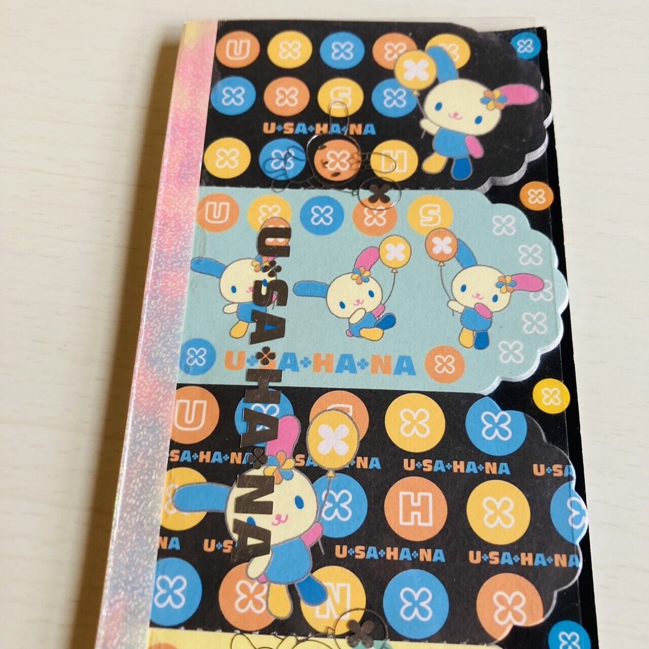 Sanrio Usahana Memo Pad Notepad Stationery Balloon Rabbit Kawaii Character Rare