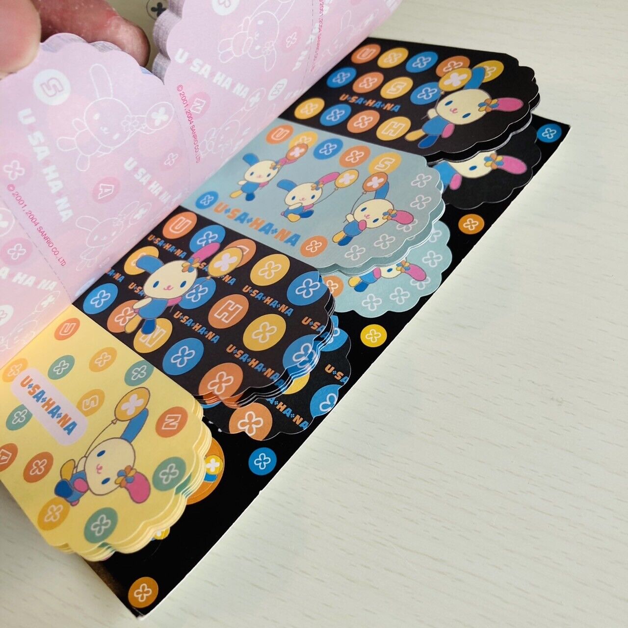 Sanrio Usahana Memo Pad Notepad Stationery Balloon Rabbit Kawaii Character Rare