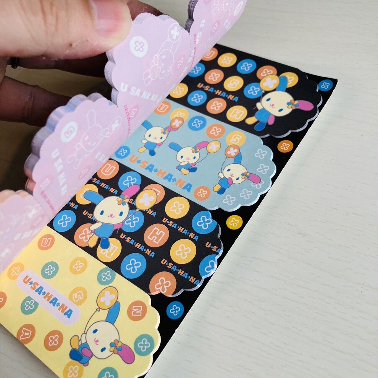 Sanrio Usahana Memo Pad Notepad Stationery Balloon Rabbit Kawaii Character Rare