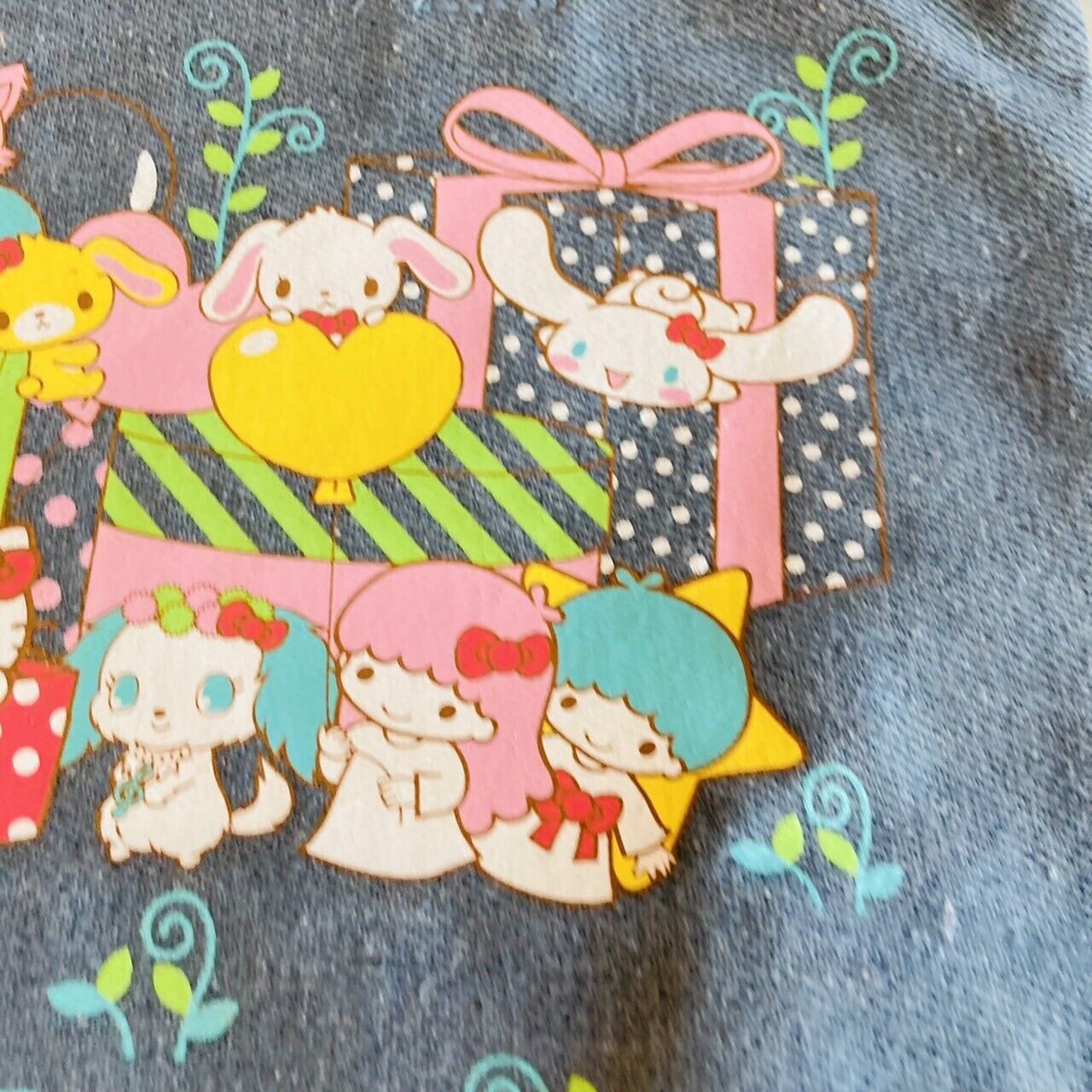 Sanrio Characters Kitty Sugar Bunnies Usahana etc Mini Tote Bag 3 Set Mascot