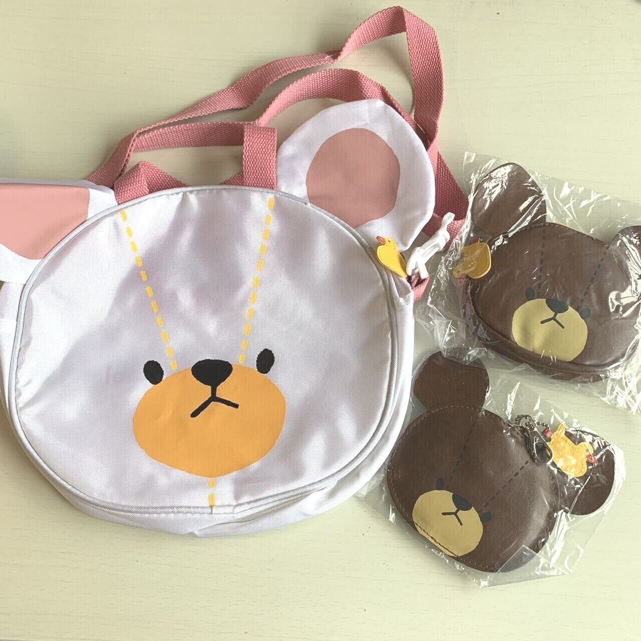 Kuma no Gakko Bears' School Bag Walle Purse Set 3 Set Jackie Character BANDAI