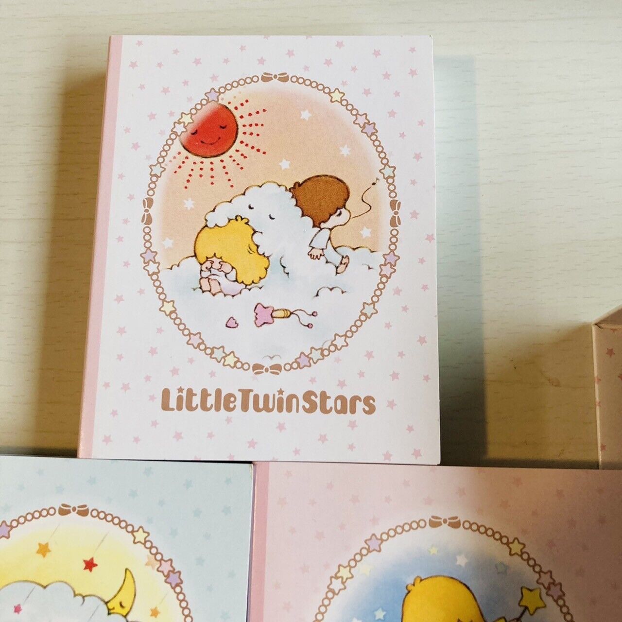 Sanrio Little Twin Stars Memo Pad Notepad Box Set Stationery Retro Vintage Rare