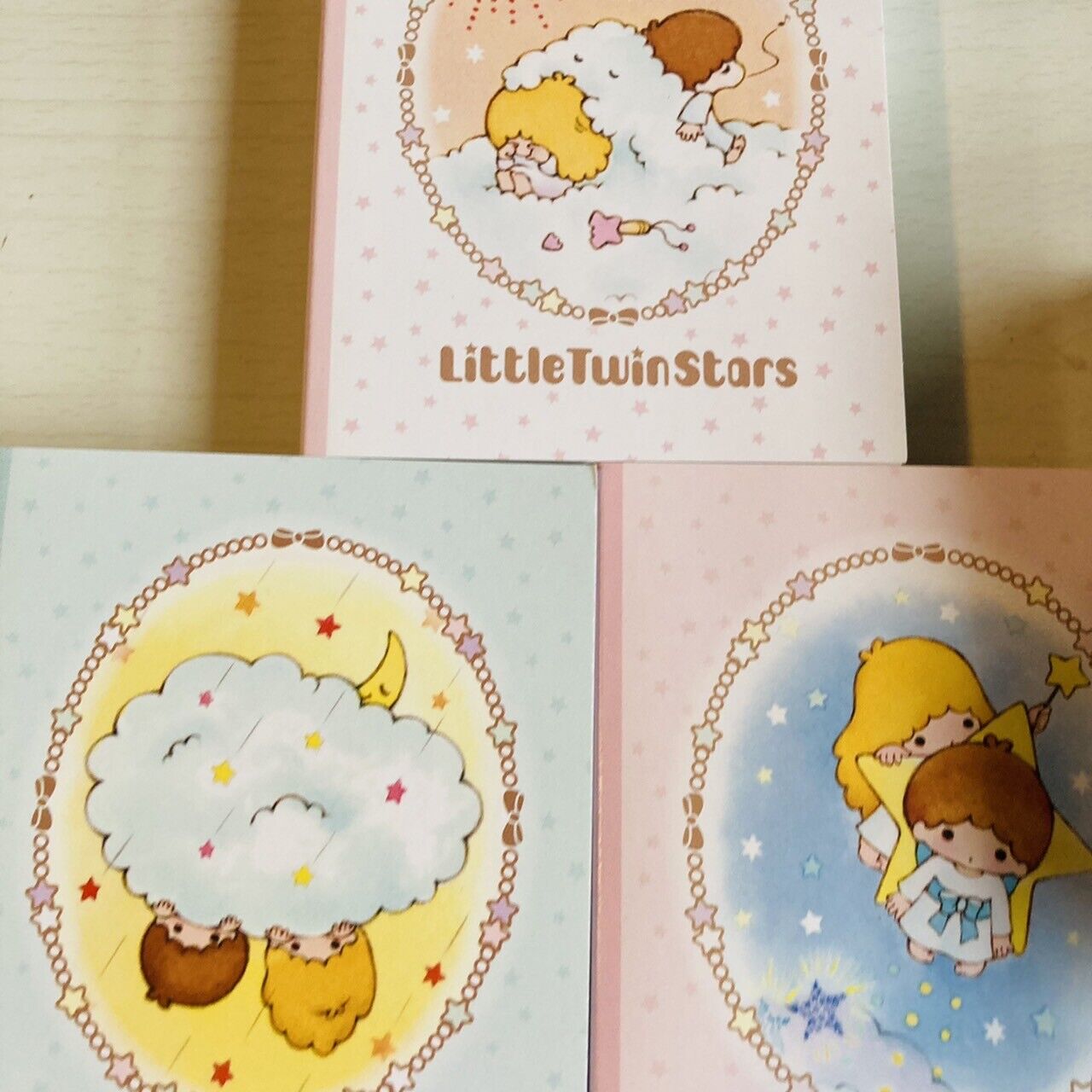 Sanrio Little Twin Stars Memo Pad Notepad Box Set Stationery Retro Vintage Rare