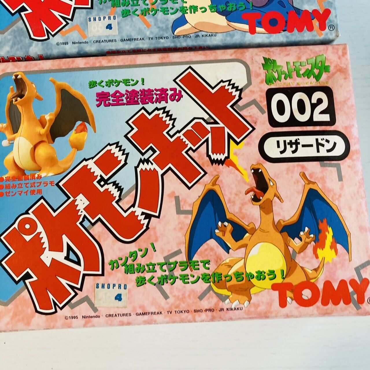 Pokémon Model Wind Up Kit Mini Figure Clefairy Charizard Lapras Set 4 Tomy Rare