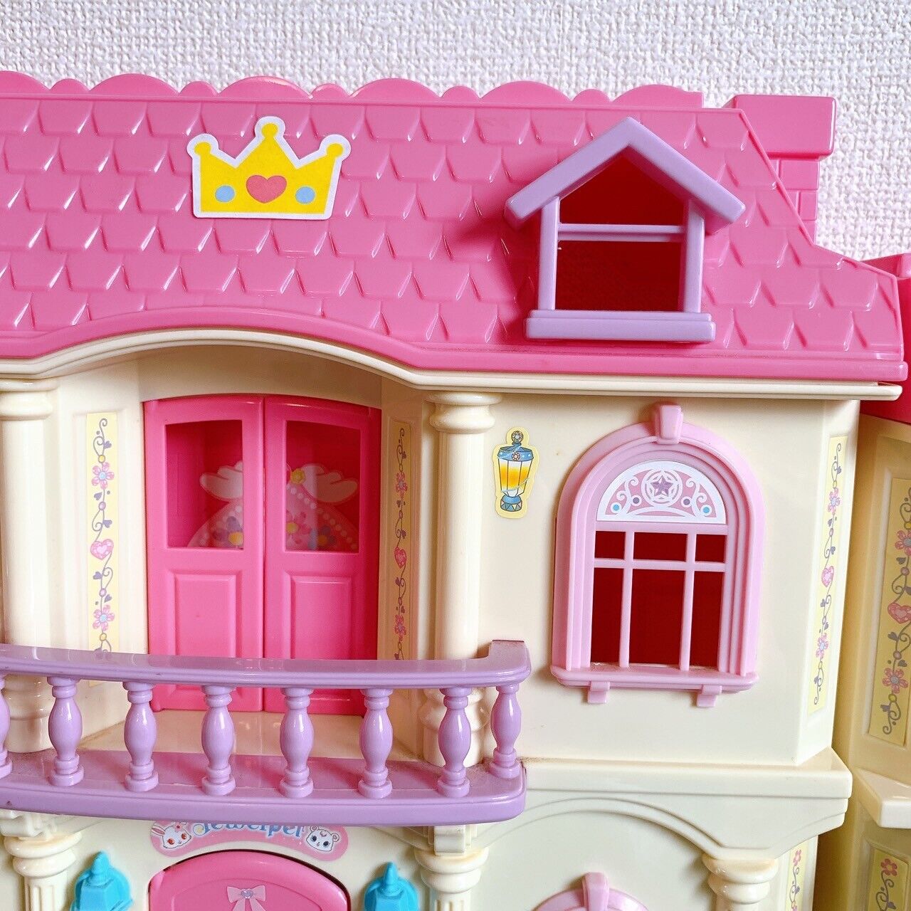 Sanrio Jewelpet Large Doll House Pink Purple Big Toy Furniture Kawaii Character