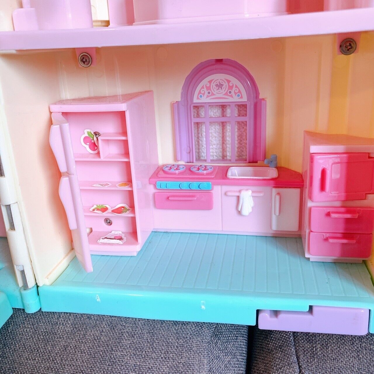 Sanrio Jewelpet Large Doll House Pink Purple Big Toy Furniture Kawaii Character