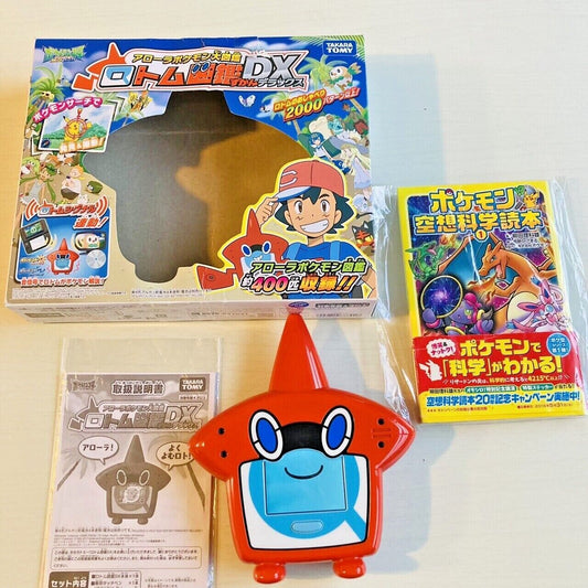 Takara Tomy Pokémon Rotom Demo DX Science Book Set Sun Moon Alola Game Anime