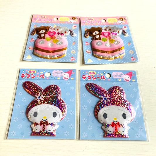 Sanrio Sugarbunnies Bunnies My Melody Stickers Stationery 4 Set Sparkling Kawaii