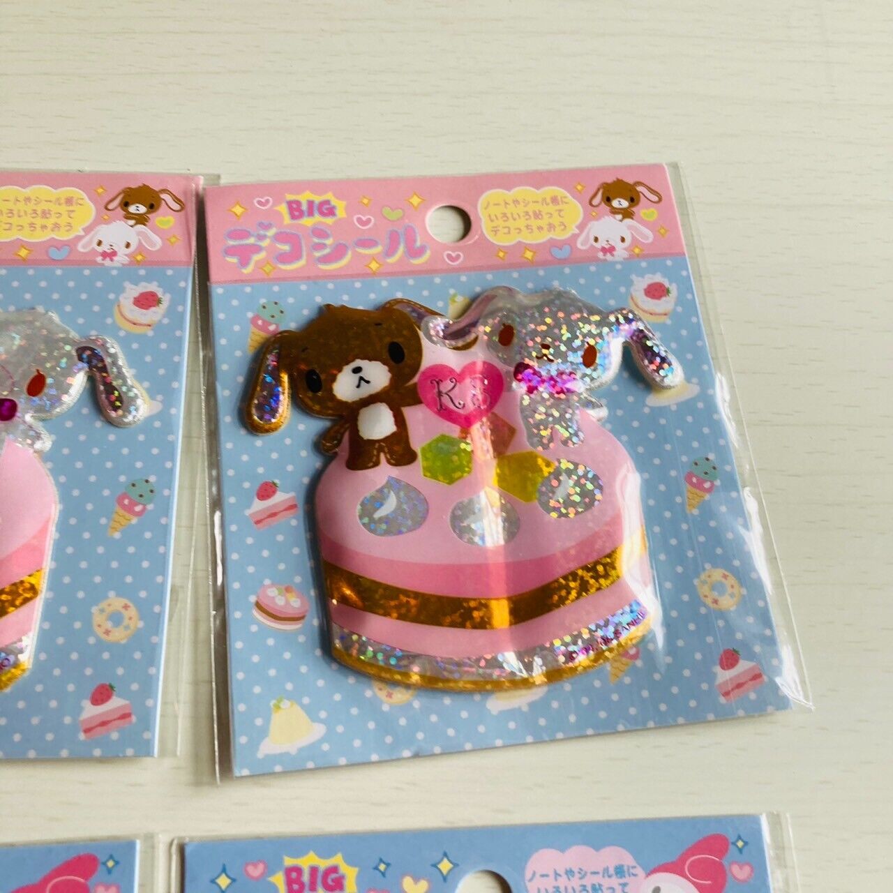 Sanrio Sugarbunnies Bunnies My Melody Stickers Stationery 4 Set Sparkling Kawaii