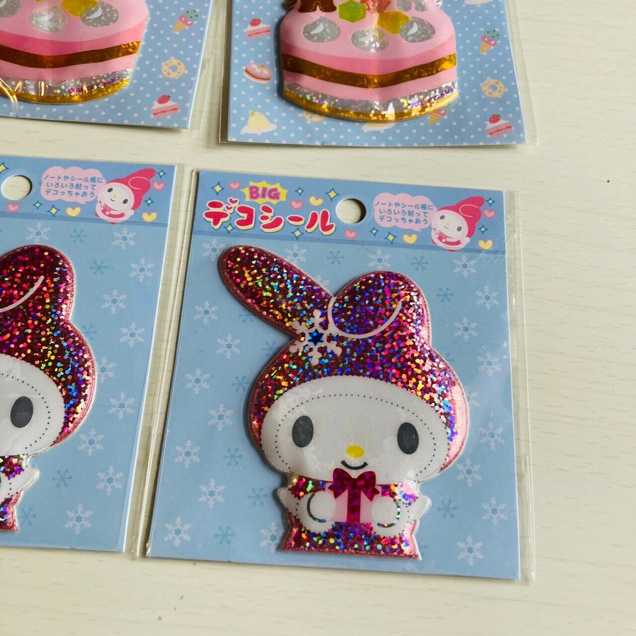 Sanrio Sugarbunnies Bunnies My Melody Stickers Stationery 4 Set Sparkling Kawaii