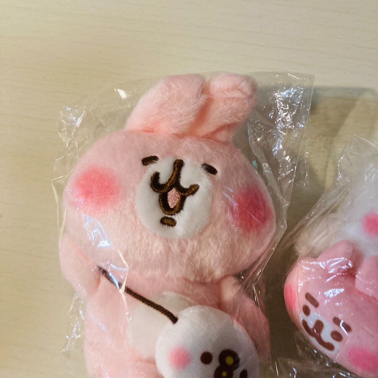 Yurutto Store Knahei Plush Set 2 Sticker Soft Stuffed Toy Pochette Kawaii Rare