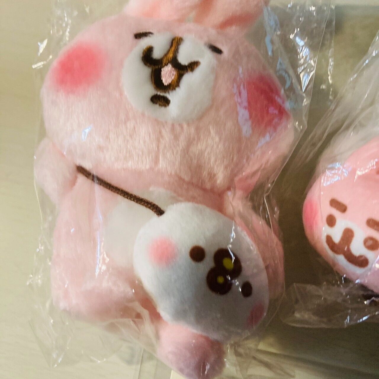 Yurutto Store Knahei Plush Set 2 Sticker Soft Stuffed Toy Pochette Kawaii Rare