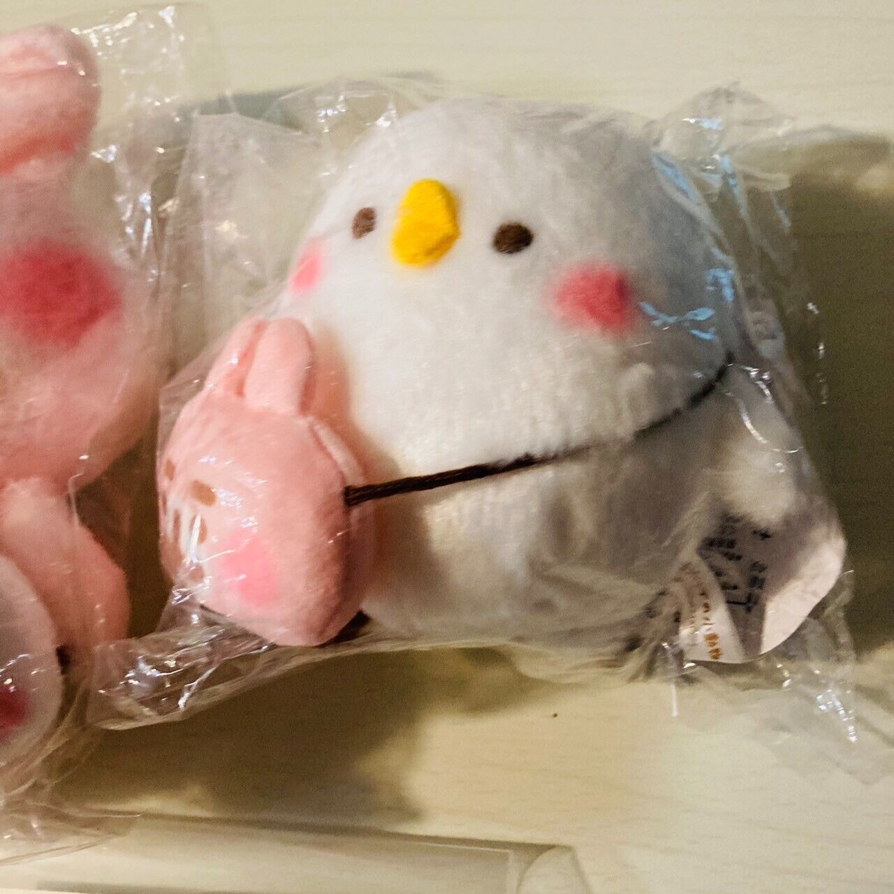 Yurutto Store Knahei Plush Set 2 Sticker Soft Stuffed Toy Pochette Kawaii Rare