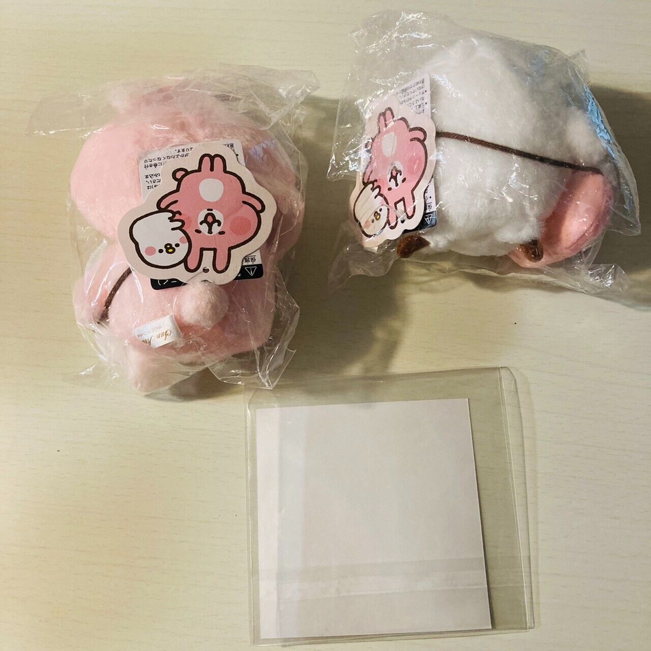 Yurutto Store Knahei Plush Set 2 Sticker Soft Stuffed Toy Pochette Kawaii Rare