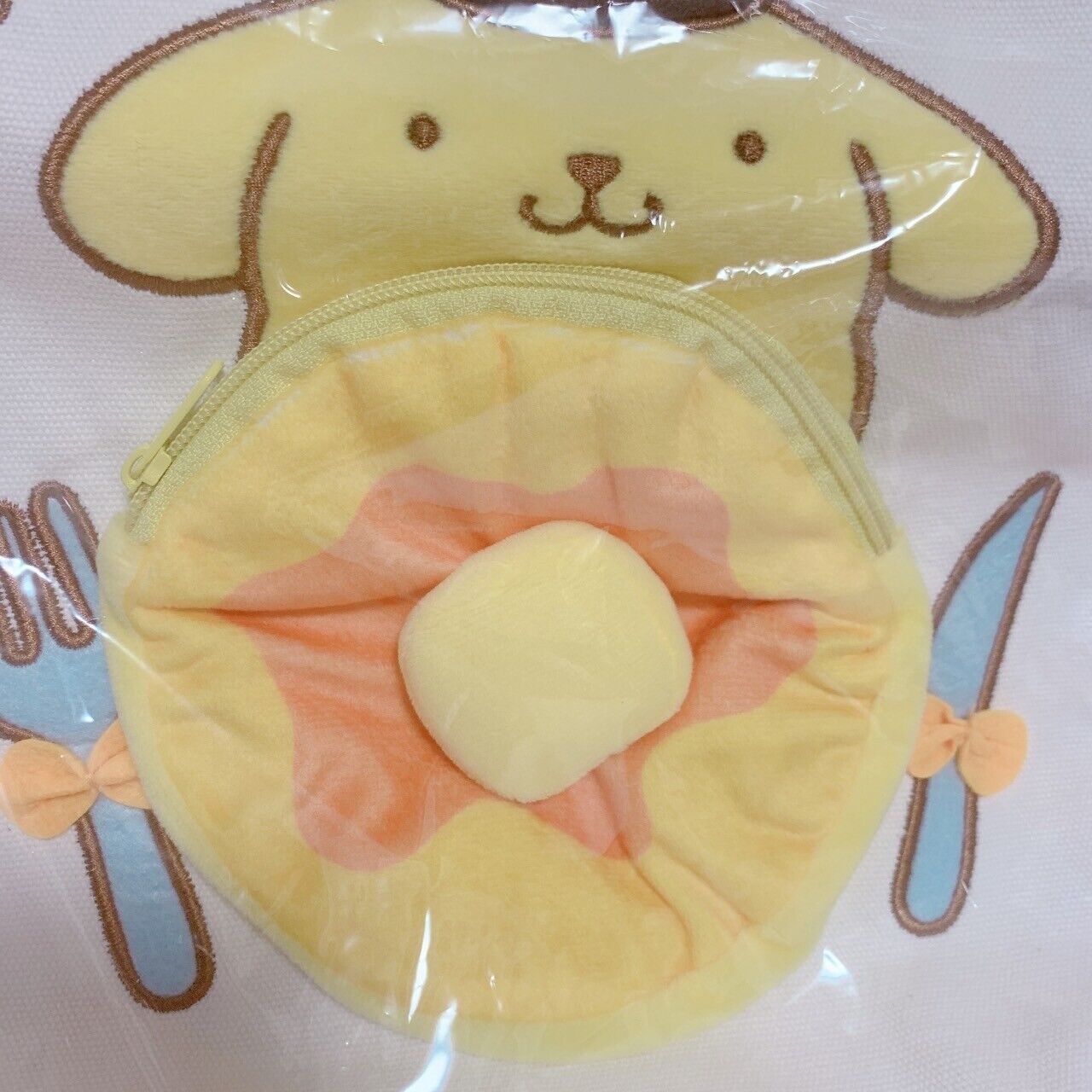 Sanrio Pompompurin Tote Bag Pancake Purse Purin Atari Kuji Kawaii Character Rare