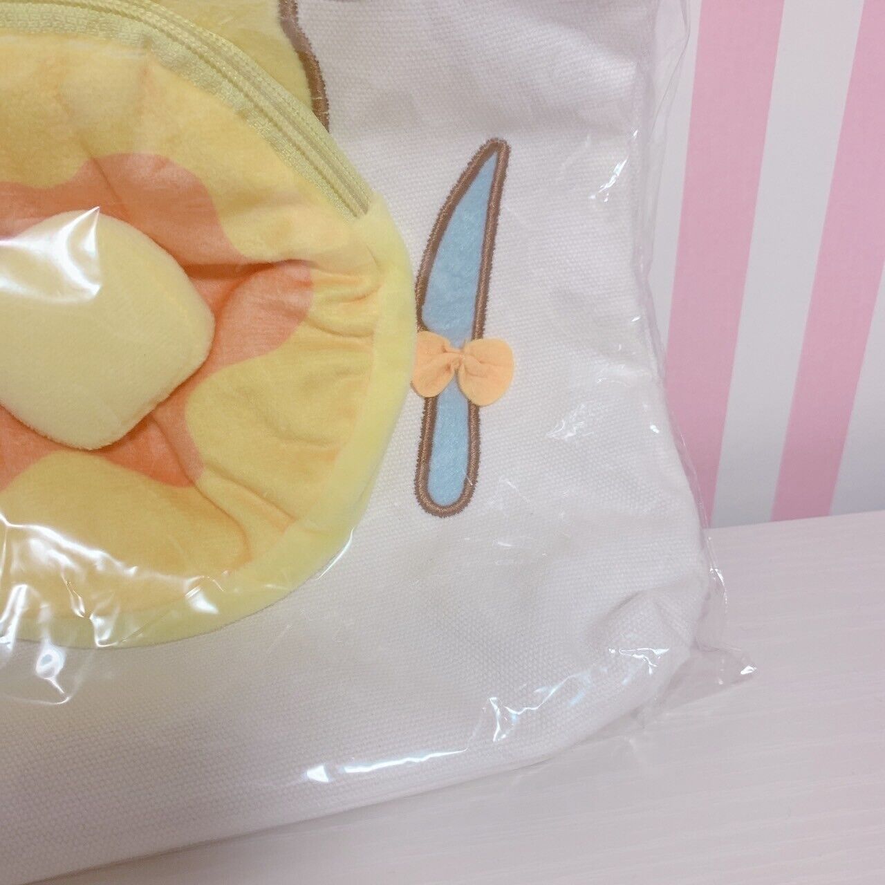 Sanrio Pompompurin Tote Bag Pancake Purse Purin Atari Kuji Kawaii Character Rare