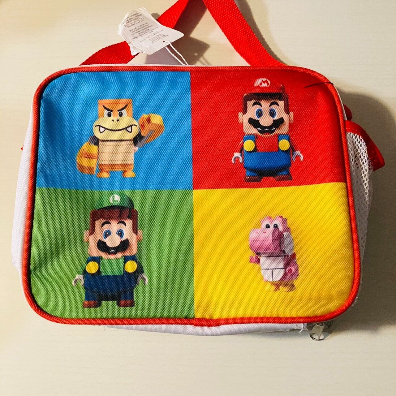 Lego Super Mario bros Shoulder Bag Mario Luigi Gift Nintendo Game Character Rare