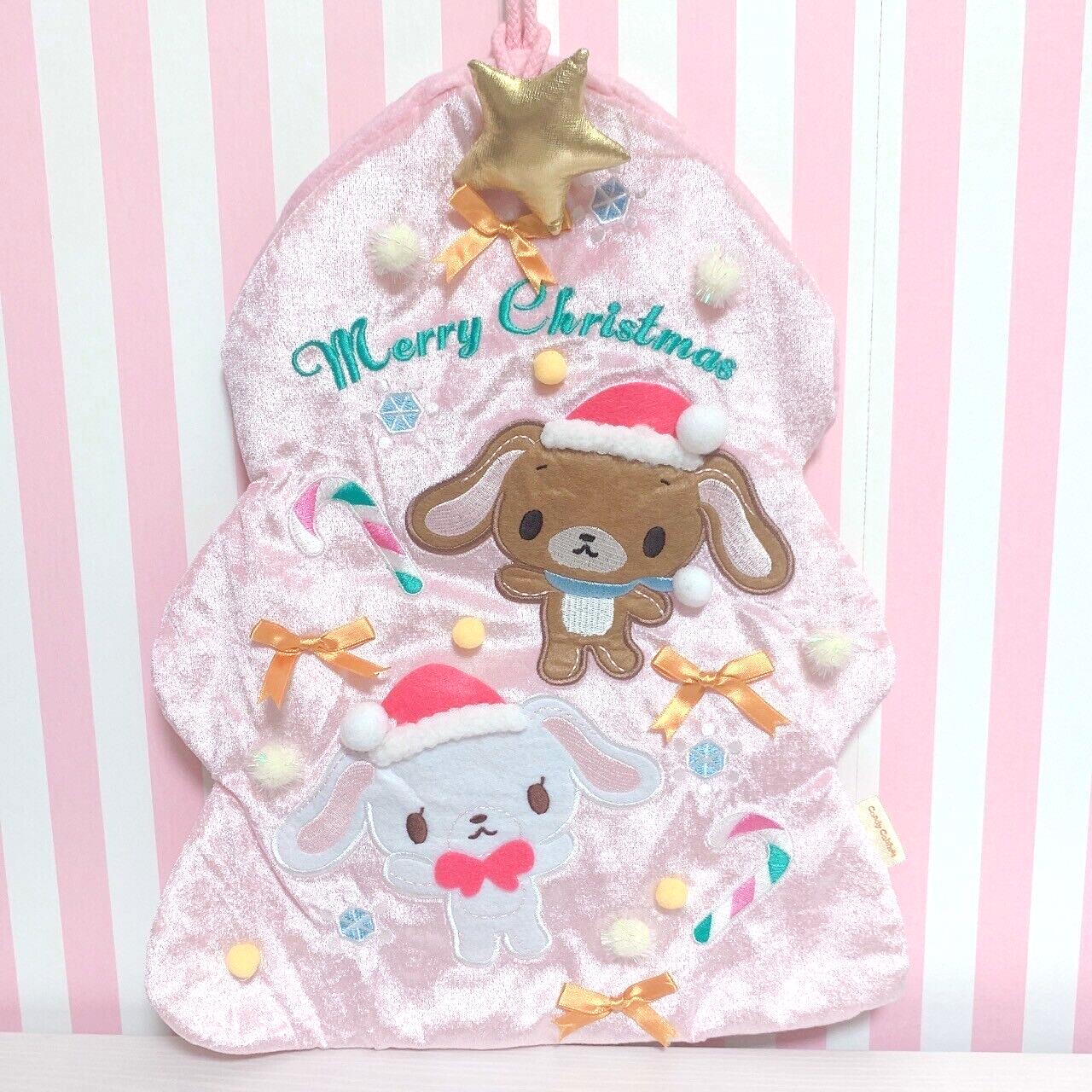 Sanrio Sugarbunnies Christmas Stocking Tree Xmas Gold Star Kawaii Character Pink