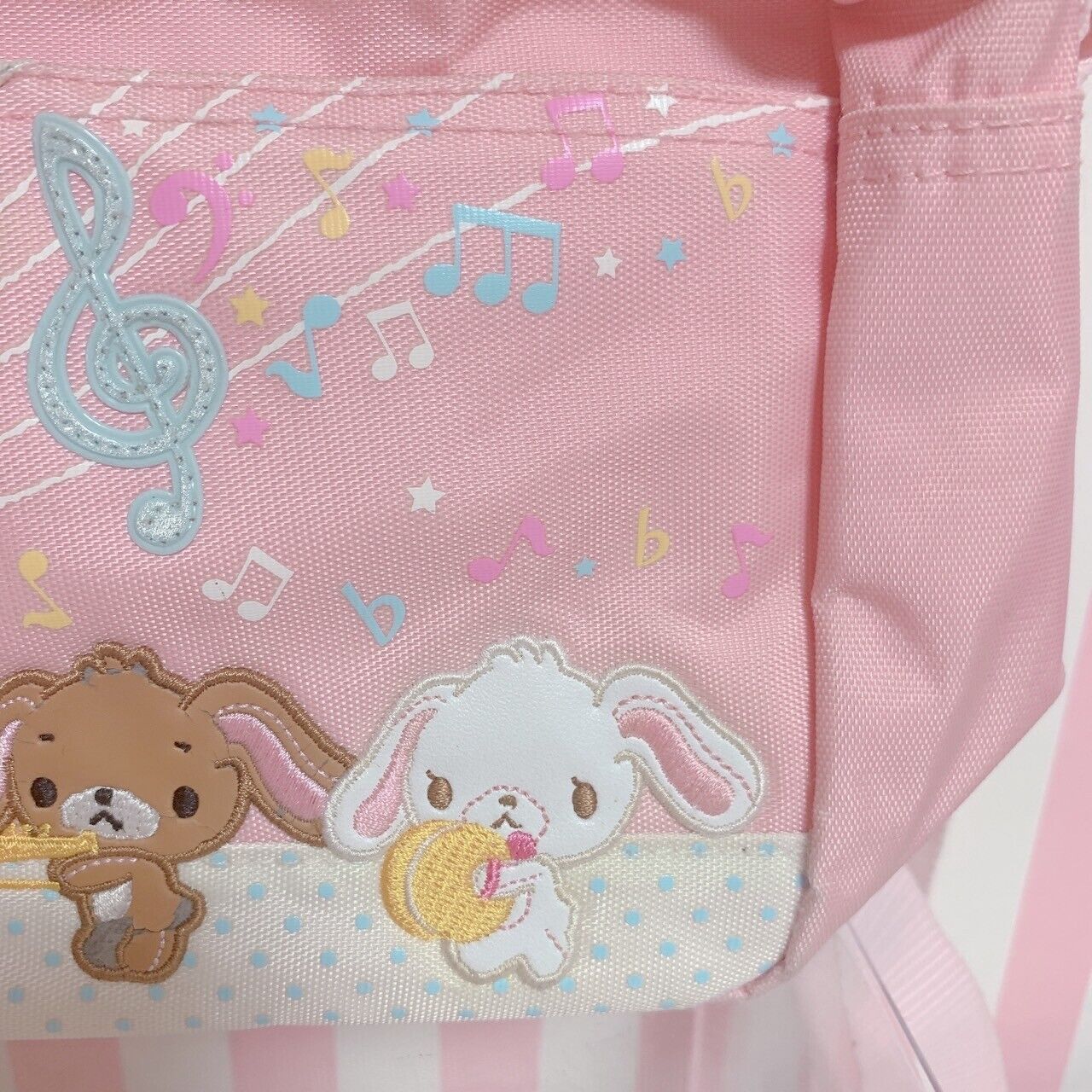 Sanrio Sugarbunnies Shoulder Bag Pink Bunnies Shiro Kuro Usa Character Kawaii