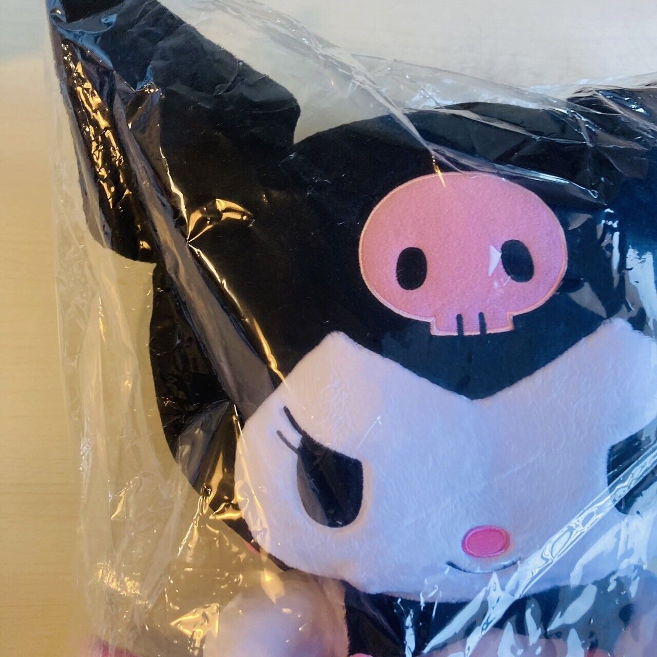 Sanrio Kuromi Plush Soft Stuffed Toy Doll PC Cushion Pillow Bandai Limited Rare