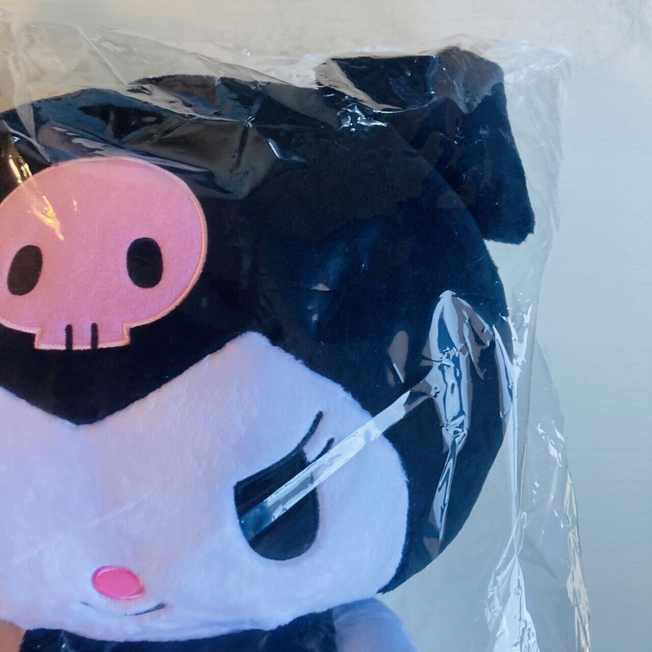 Sanrio Kuromi Plush Soft Stuffed Toy Doll PC Cushion Pillow Bandai Limited Rare