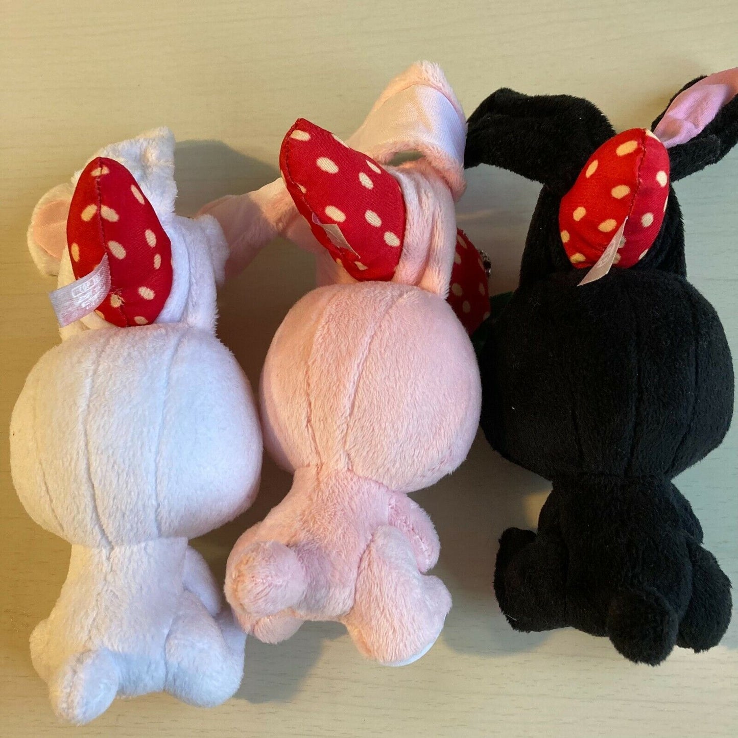 Chax GP Taito GLOOMY General-Purpose Rabbit Strawberry Plush Mascot 3 Set Japan