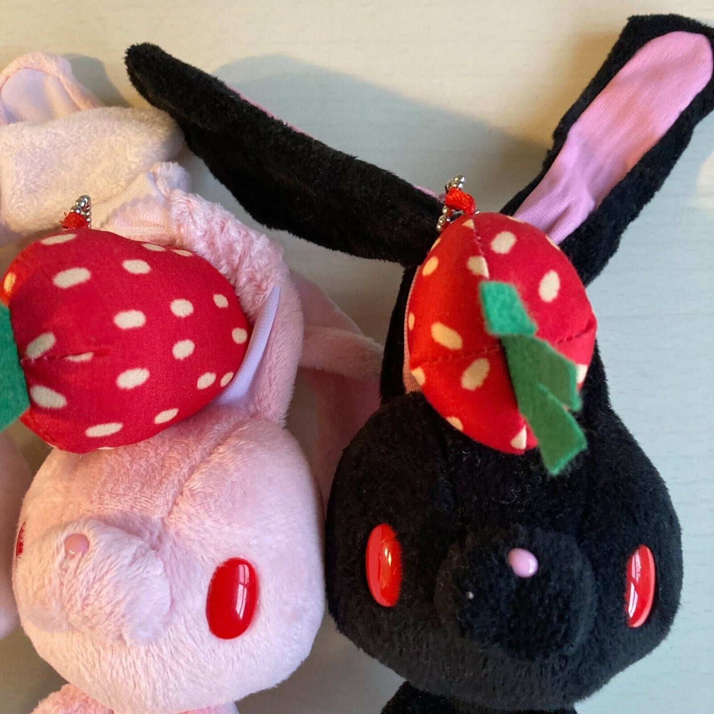 Chax GP Taito GLOOMY General-Purpose Rabbit Strawberry Plush Mascot 3 Set Japan